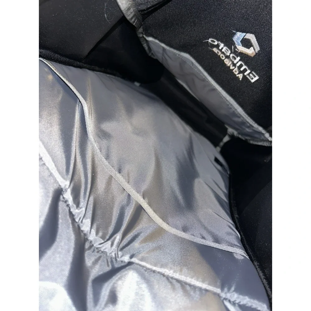 Timbuk2 Rogue Cargo Backpack Os Jet Black Logo Commuter Azure Bag NWT
